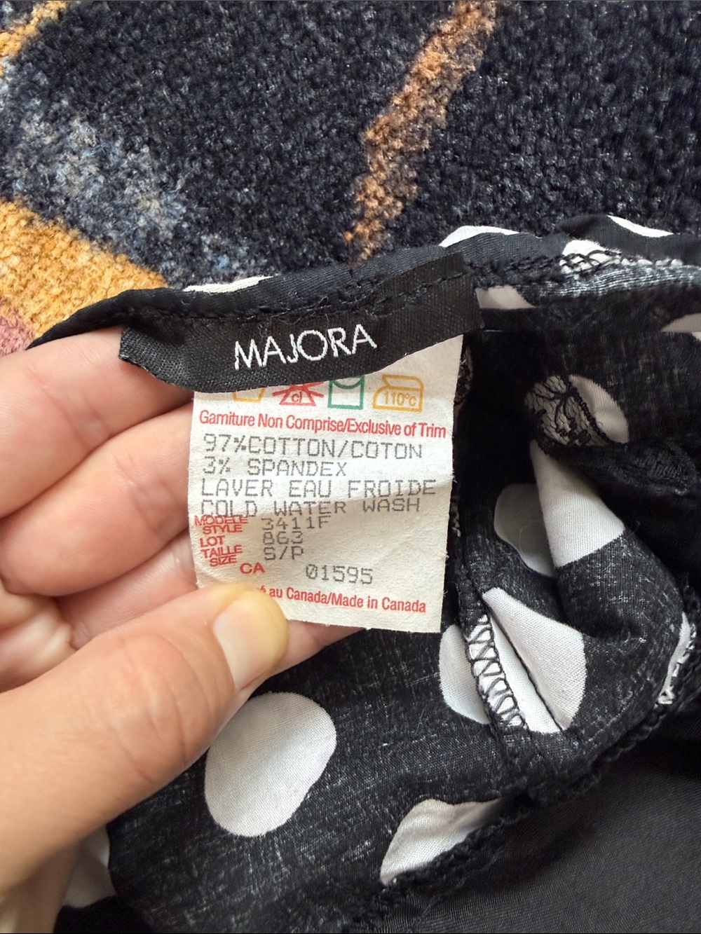 Vintage Polka Dot Halter Midi Dress - Picture 4 of 6